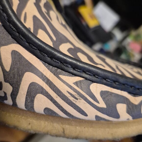 Clarks Wallabees WuWear Beige/Black US 11 M - Picture 11 of 13
